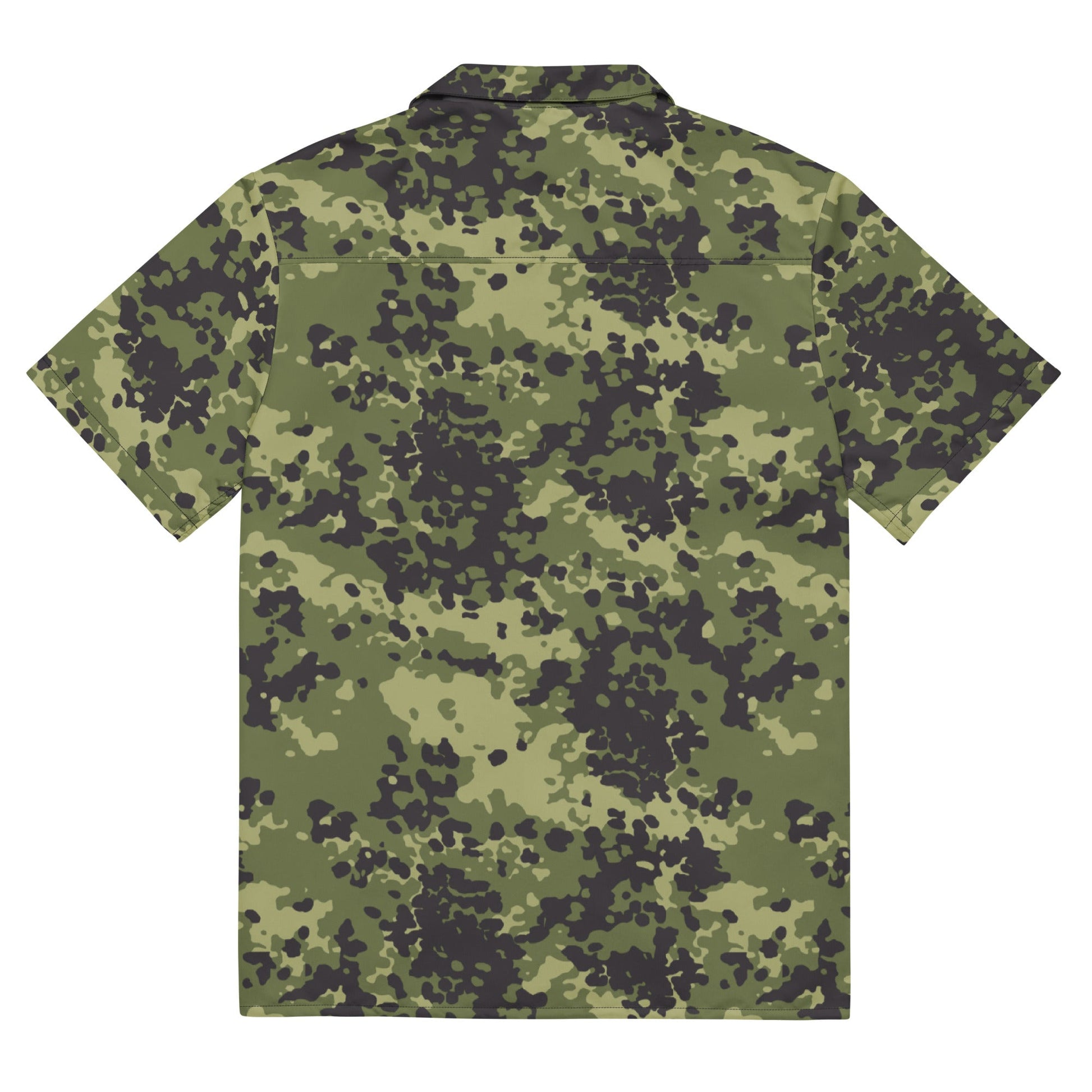 Danish Flecktarn Woodland CAMO Unisex button shirt Button Shirts