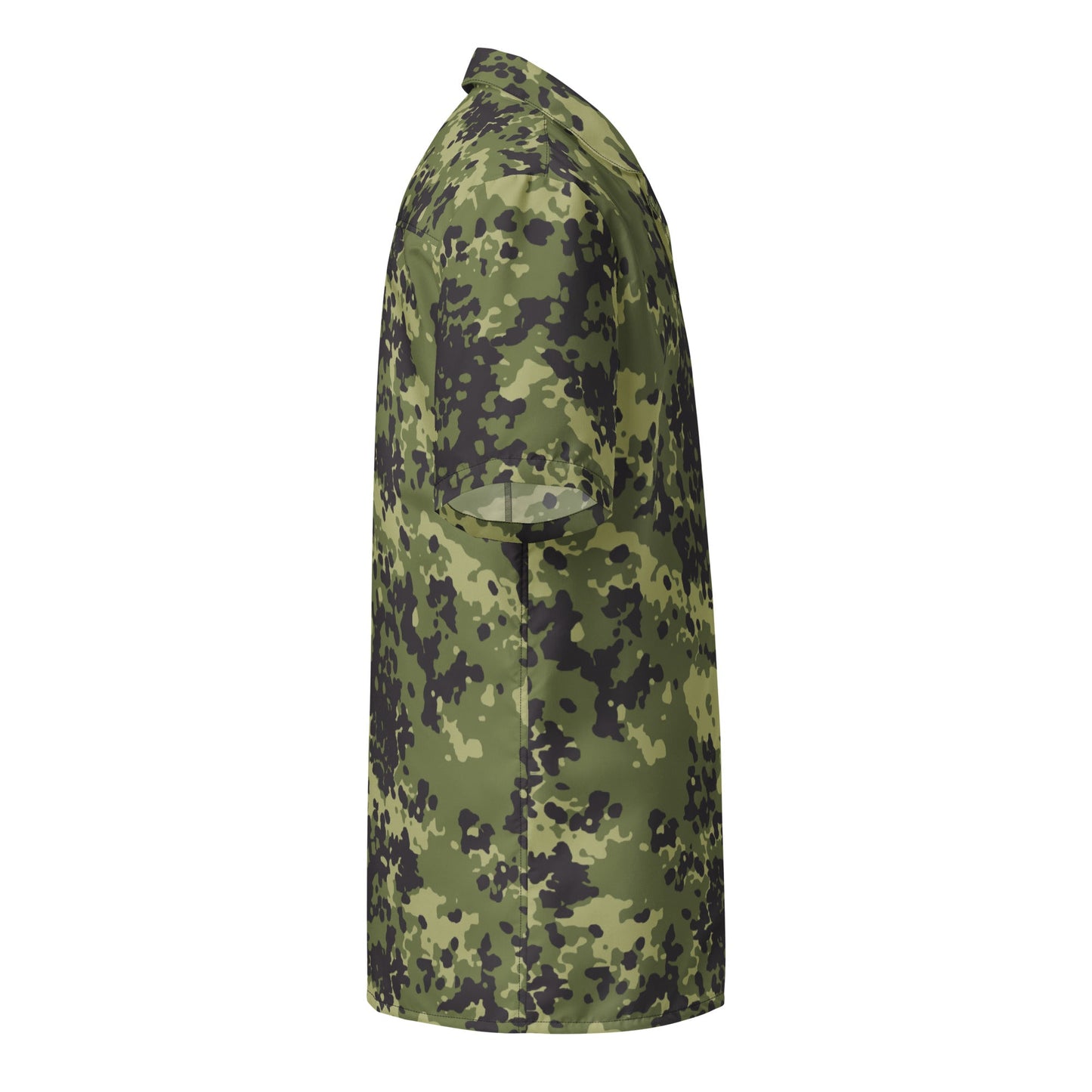 Danish Flecktarn Woodland CAMO Unisex button shirt Button Shirts