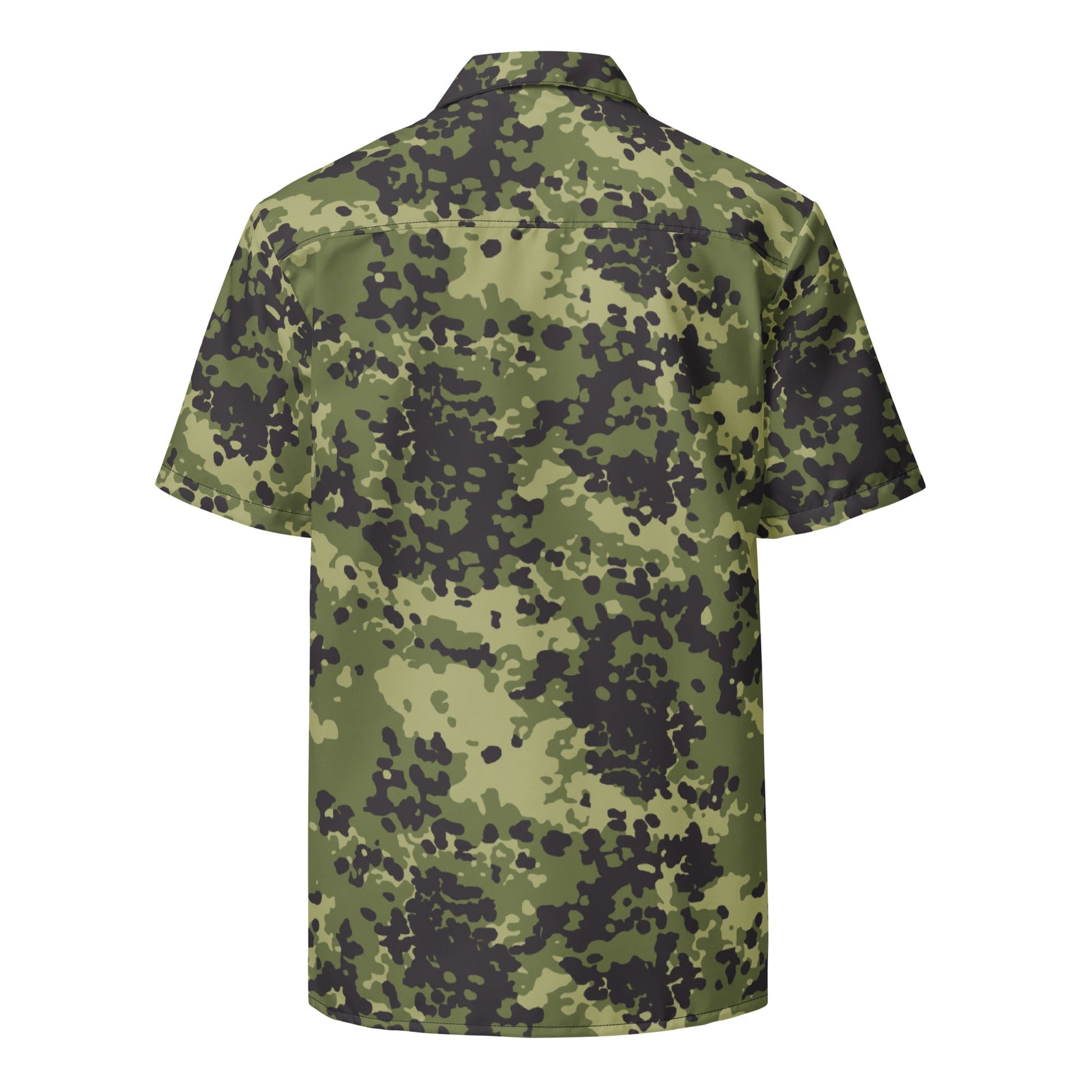 Danish Flecktarn Woodland CAMO Unisex button shirt Button Shirts