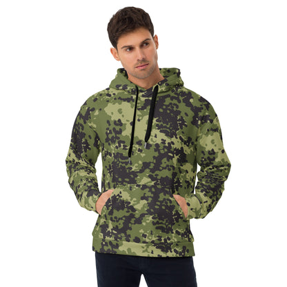 Danish Flecktarn Woodland CAMO Unisex Hoodie - 2XS - Hoodies