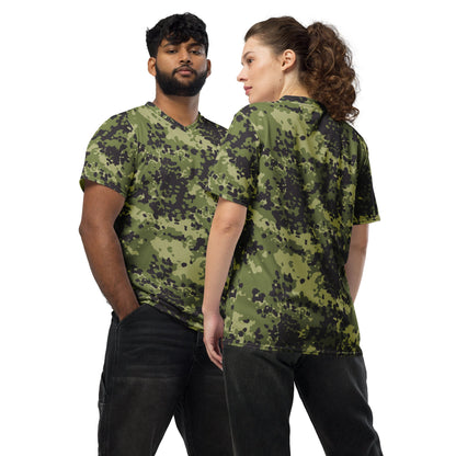 Danish Flecktarn Woodland CAMO unisex sports jersey 2XS Sports Jerseys