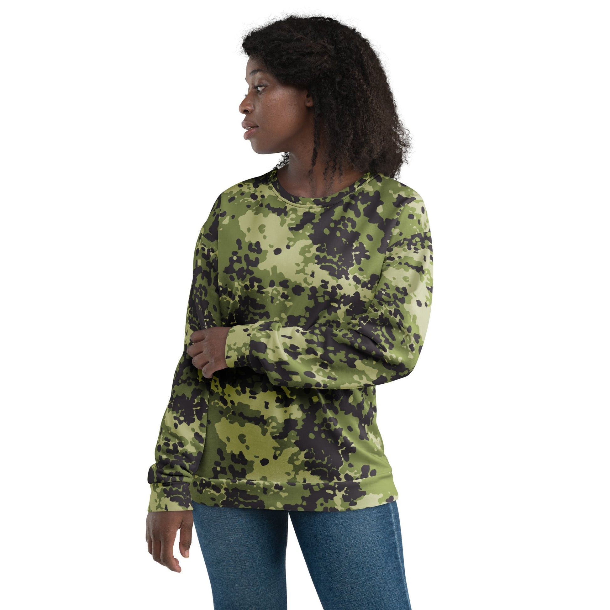 Danish Flecktarn Woodland CAMO Unisex Sweatshirt - Sweatshirts
