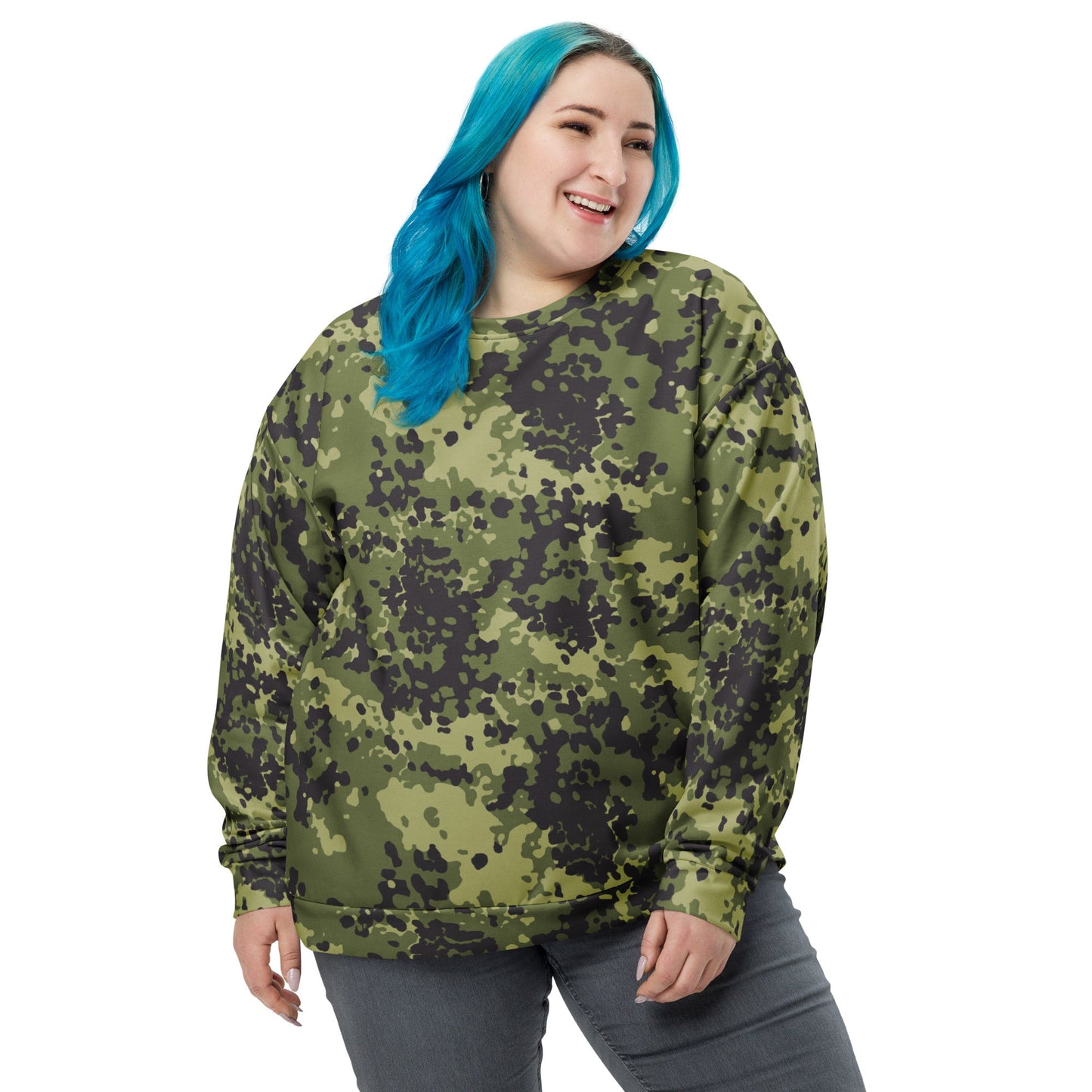 Danish Flecktarn Woodland CAMO Unisex Sweatshirt - Sweatshirts