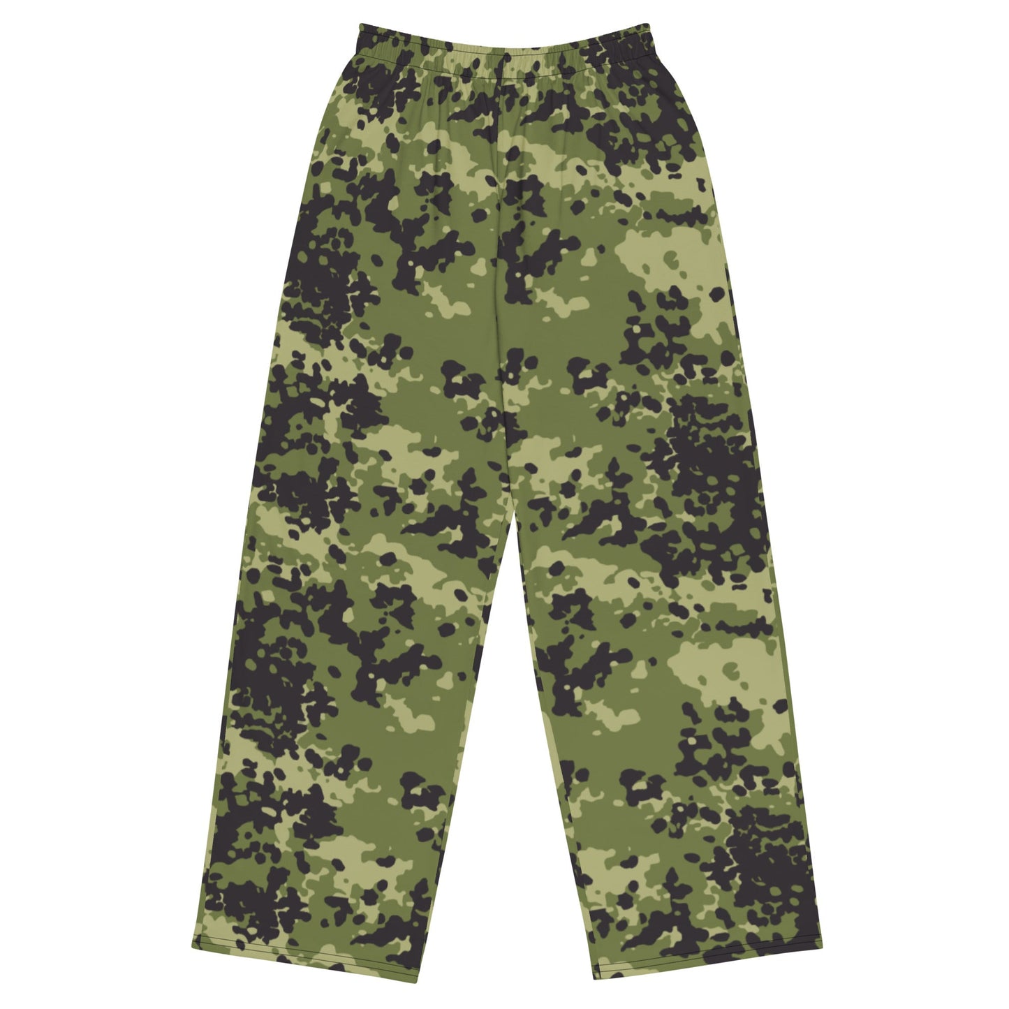 Danish Flecktarn Woodland CAMO unisex wide leg pants 2XS Wide Pants