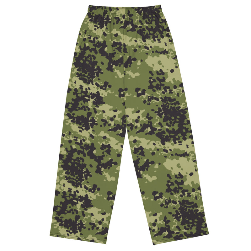 Flecktarn Scandinavian Woodland CAMO Unisex Wide-Leg Leisure Pants - Pant