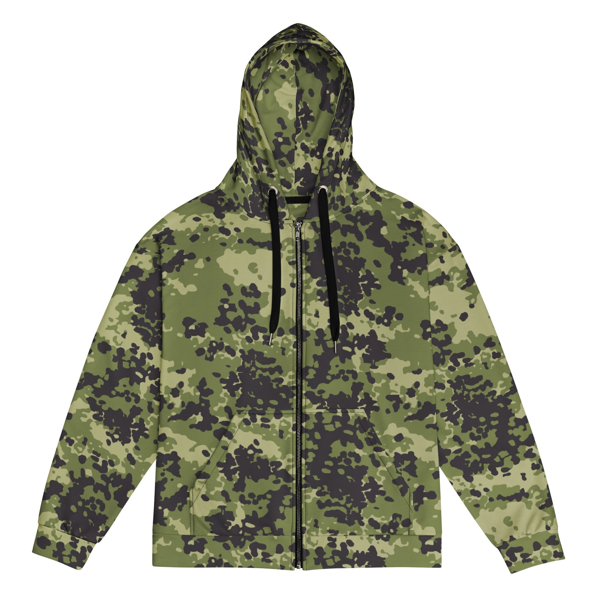 Danish Flecktarn Woodland CAMO Unisex zip hoodie 2XS Zip Hoodies
