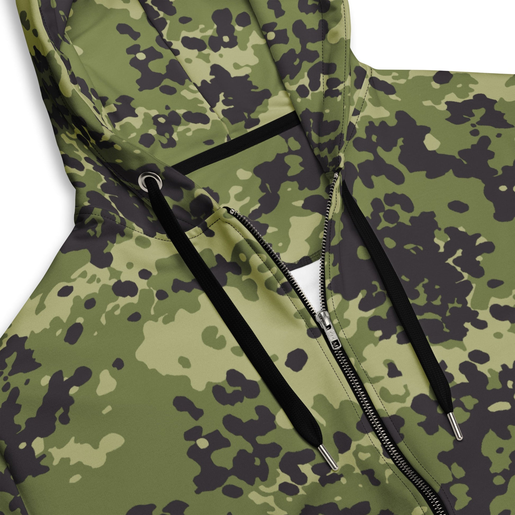 Danish Flecktarn Woodland CAMO Unisex zip hoodie Zip Hoodies