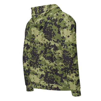 Danish Flecktarn Woodland CAMO Unisex zip hoodie Zip Hoodies