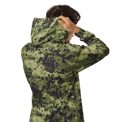 Danish Flecktarn Woodland CAMO Unisex zip hoodie Zip Hoodies