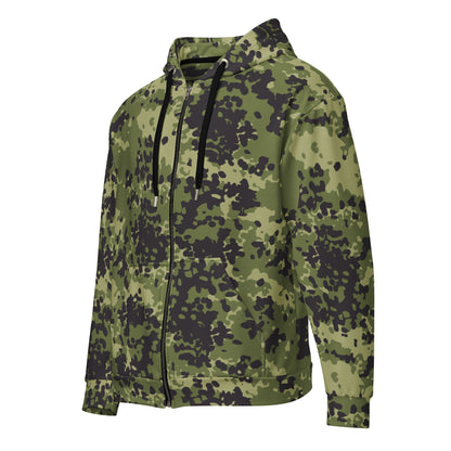 Danish Flecktarn Woodland CAMO Unisex zip hoodie Zip Hoodies