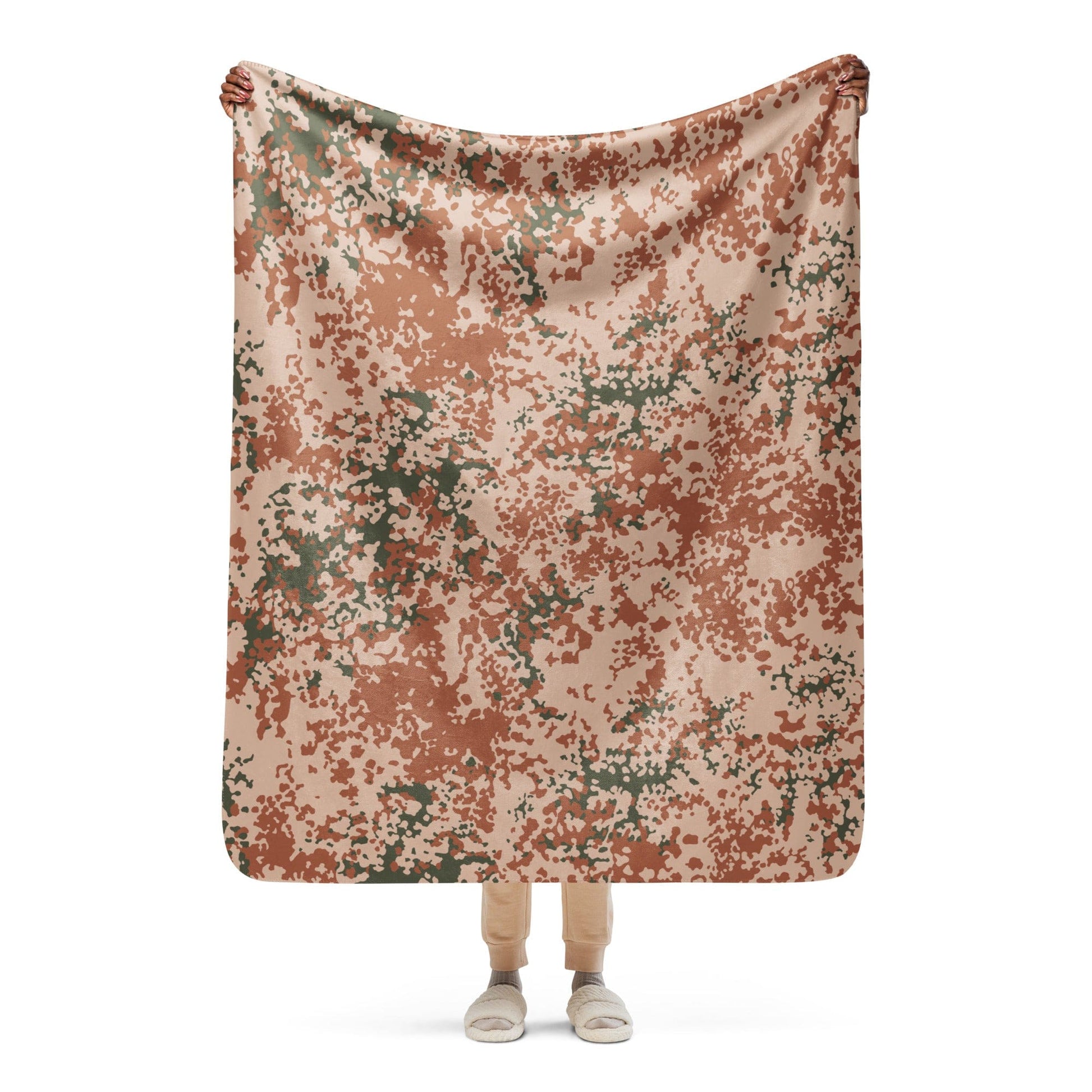 Danish M01 Desert CAMO Sherpa blanket - 50″×60″ - Blanket