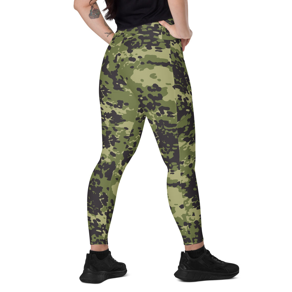 Danish M84 CAMO Leggings with pockets - 2XS - Womens With Pockets