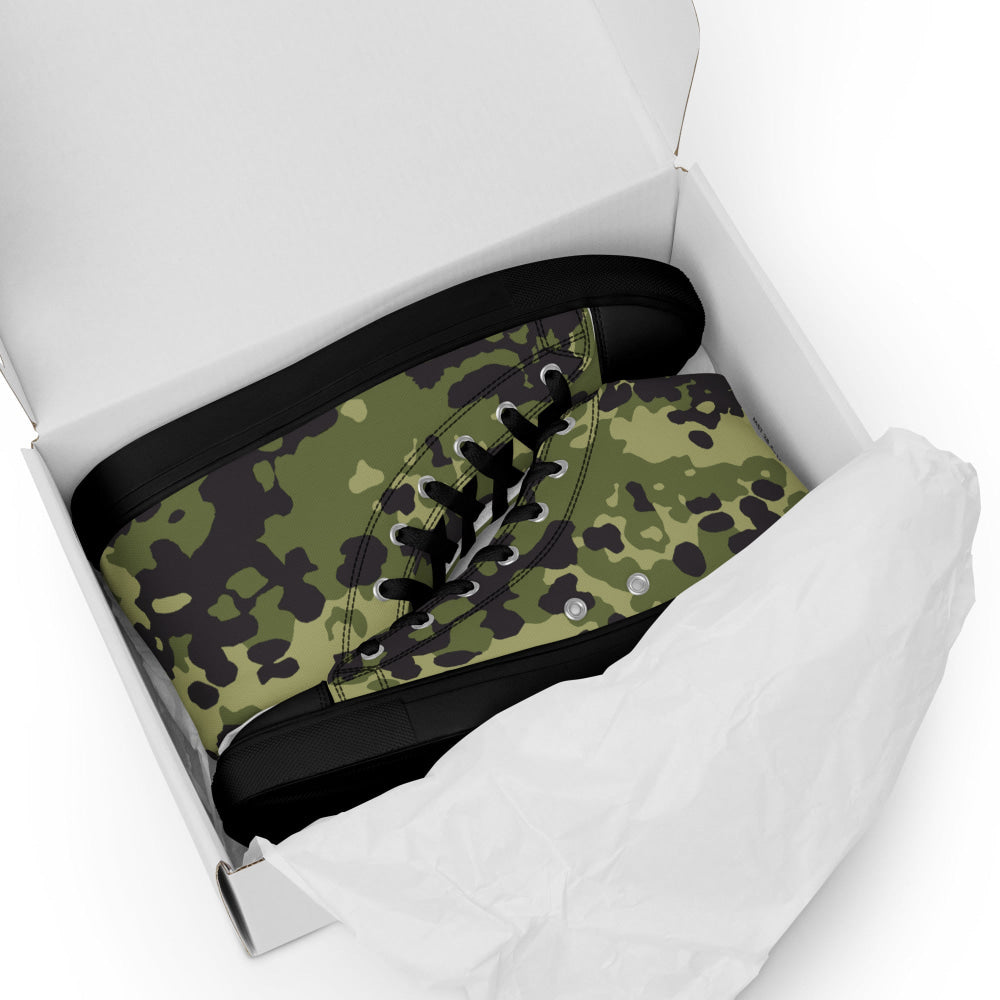 Danish M84 CAMO Men’s high top canvas shoes - Mens High Top Canvas Shoes