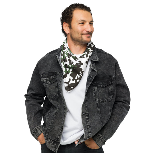 Danish M84 Snow CAMO bandana - L - Bandana