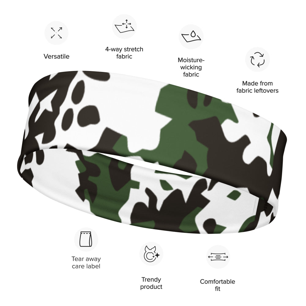 Danish M84 Snow CAMO Headband - M