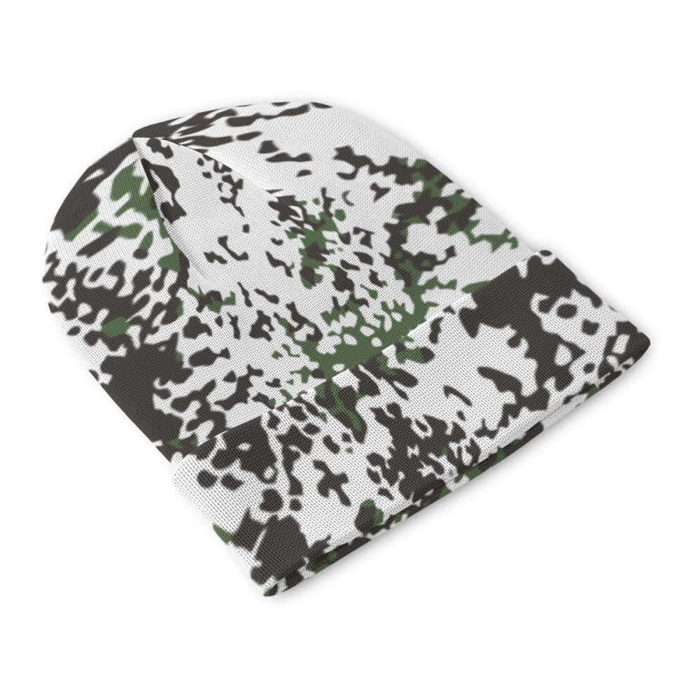 Danish M84 Snow CAMO Knitted Beanie - U / White