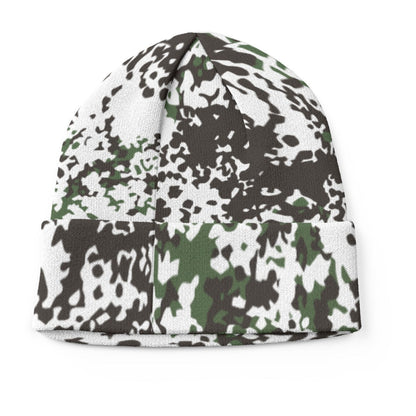 Danish M84 Snow CAMO Knitted Beanie - U / White