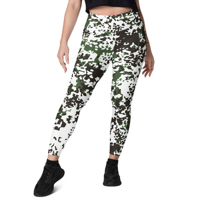 Danish M84 Snow CAMO Leggings with pockets - Womens With Pockets