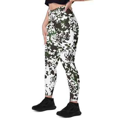 Danish M84 Snow CAMO Leggings with pockets - Womens With Pockets