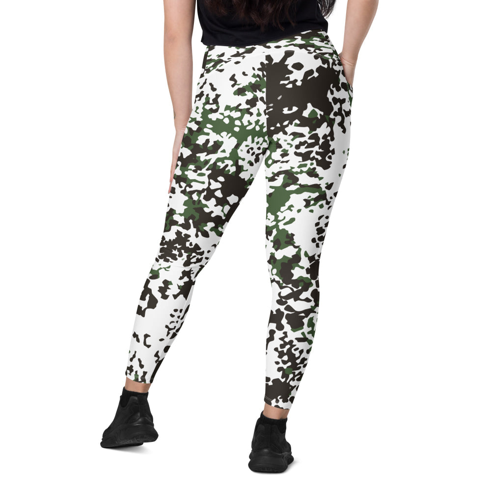 Danish M84 Snow CAMO Leggings with pockets - Womens With Pockets