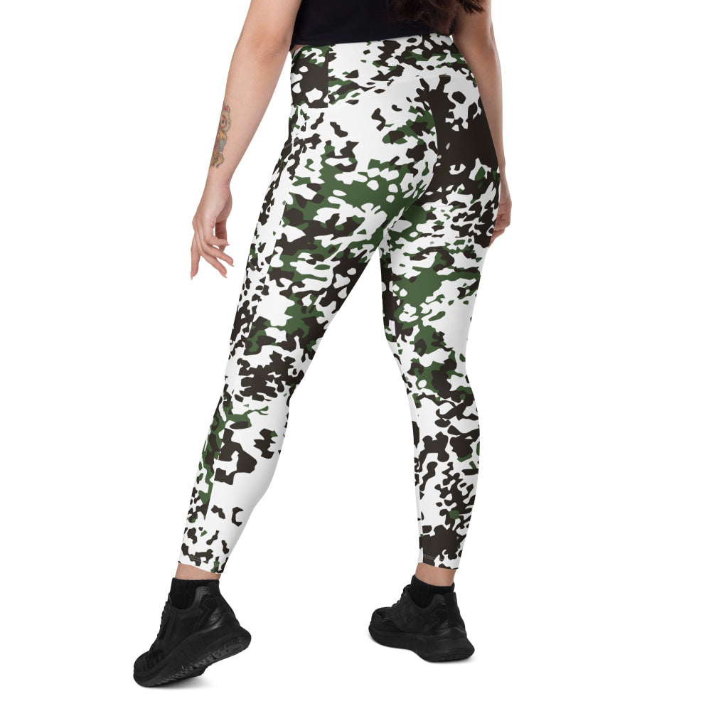 Danish M84 Snow CAMO Leggings with pockets - Womens With Pockets