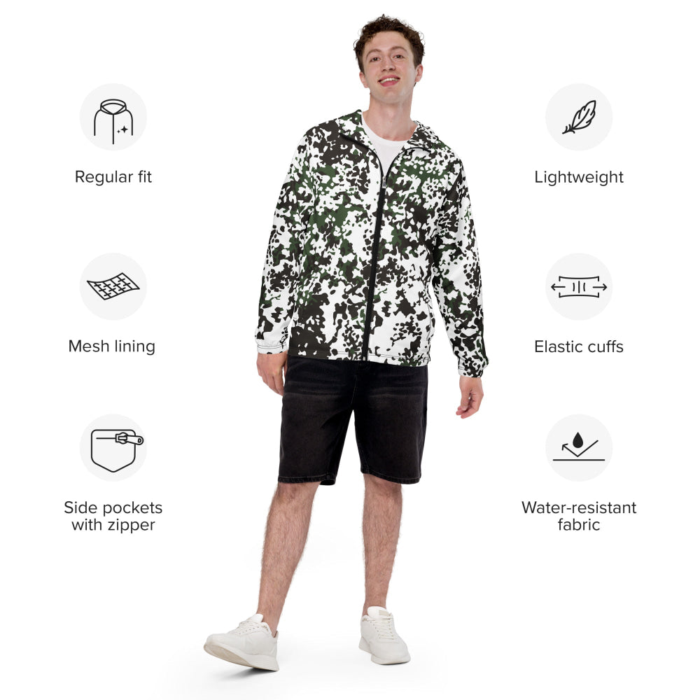 Danish M84 Snow CAMO Men’s windbreaker - Mens Windbreaker