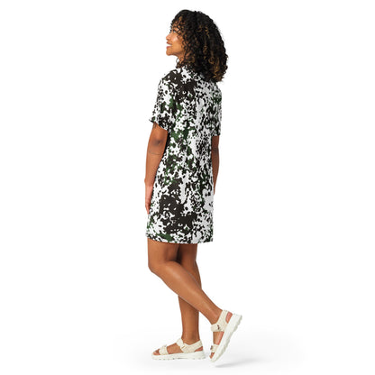 Danish M84 Snow CAMO T-shirt dress - Womens T-Shirt Dress