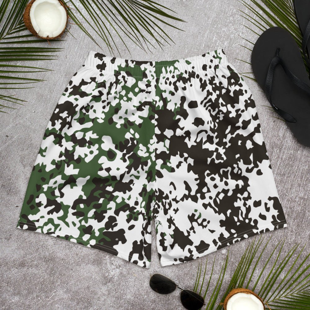 Danish M84 Snow CAMO Unisex Athletic Long Shorts