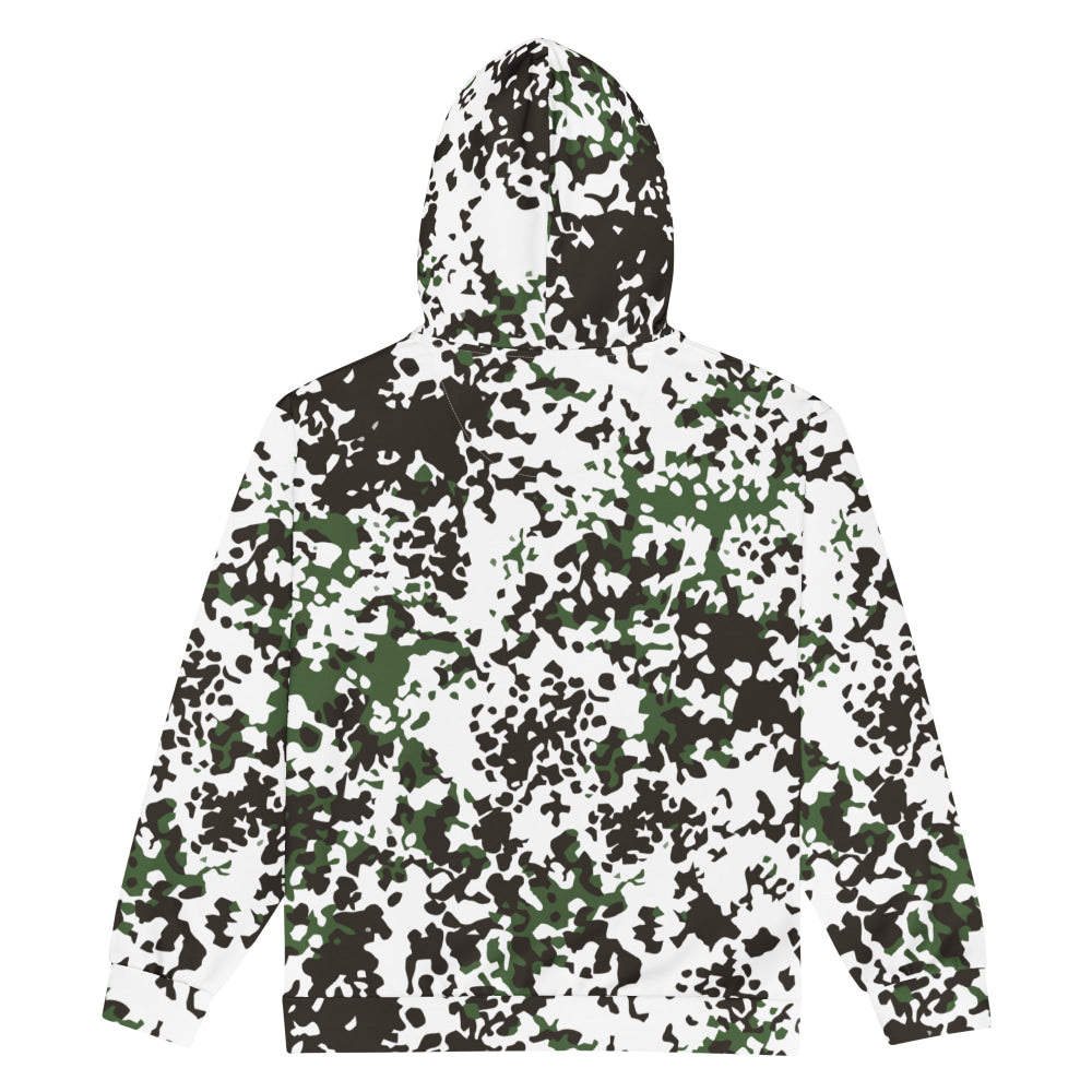 Danish M84 Snow CAMO Unisex zip hoodie - Zip Hoodie