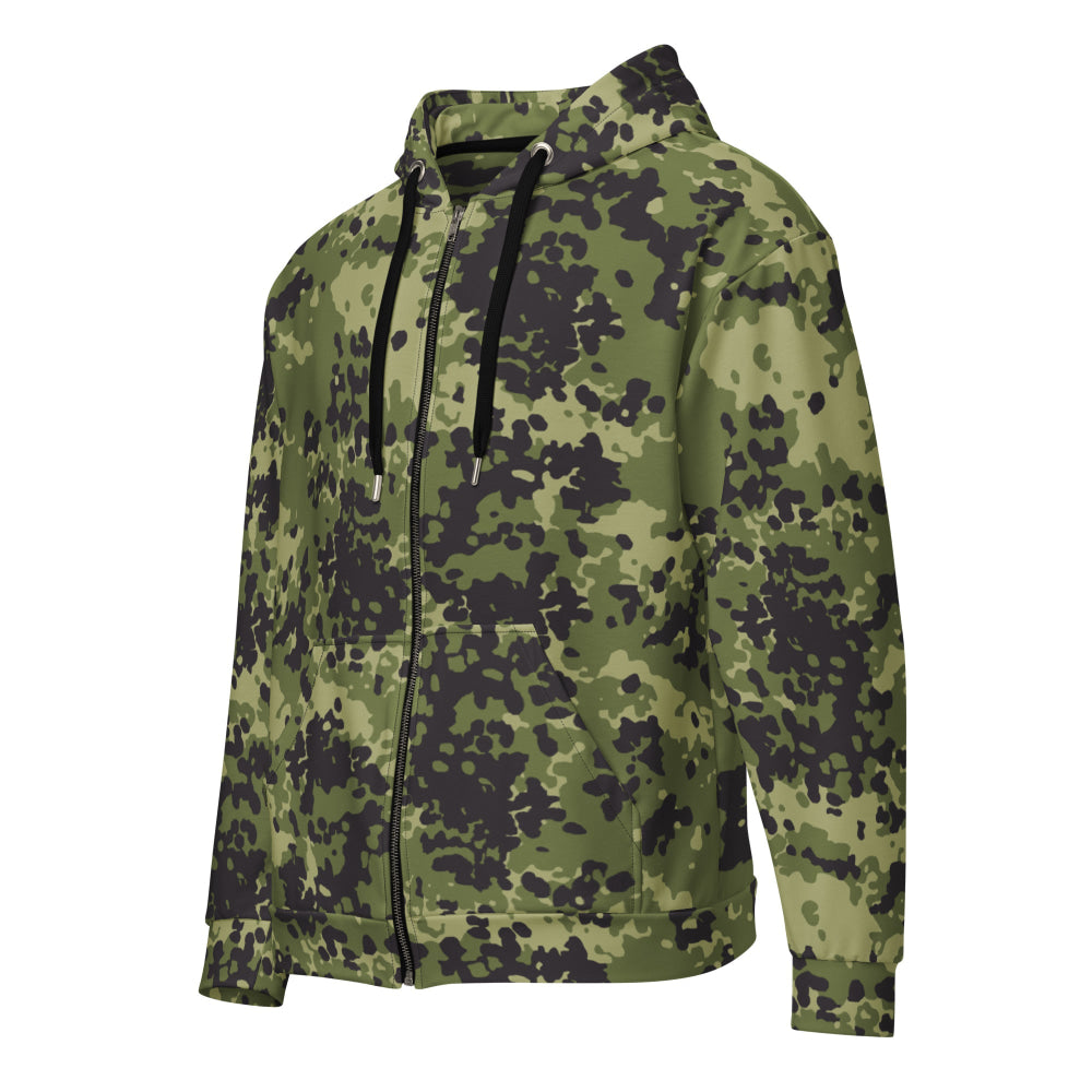 Danish M84 CAMO Unisex zip hoodie - 2XS - Zip Hoodie