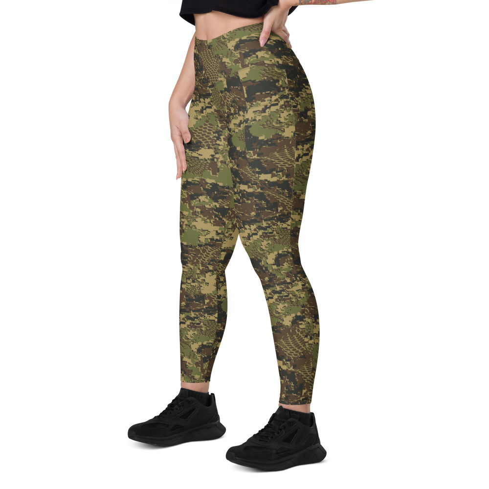 Deceptive CAMO Leggings with pockets - Womens With Pockets