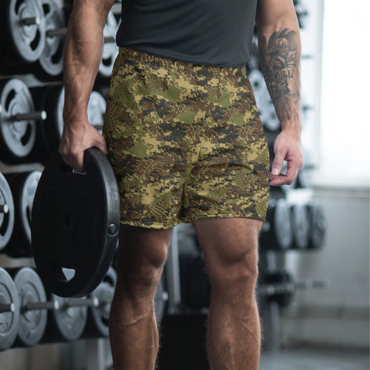 Deceptive CAMO Unisex Athletic Long Shorts - 2XS