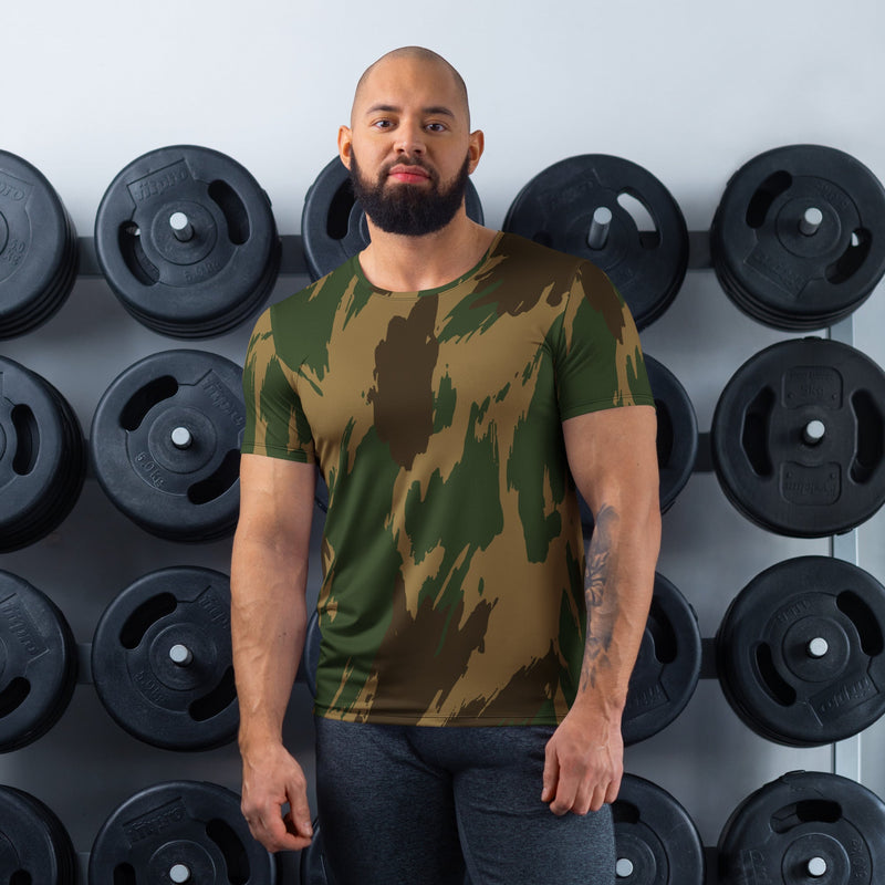 Denison 1959 Airborne Brushstroke Heritage CAMO Mens Athletic T-Shirt - XS - Shirt