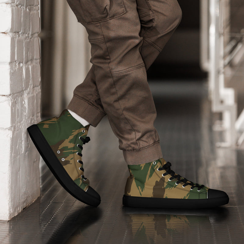 Denison 1959 Airborne Brushstroke Heritage CAMO Mens High-Top Canvas Shoes - 5