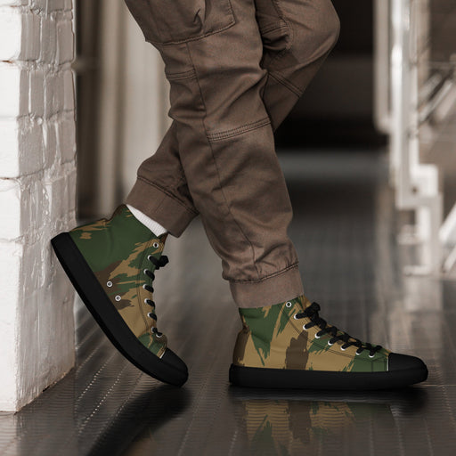 Denison 1959 Airborne Brushstroke Heritage CAMO Mens High-Top Canvas Shoes - 5