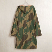 Denison 1959 Airborne Brushstroke Heritage CAMO Men’s Horn Button Long Fleece Coat - Jacket