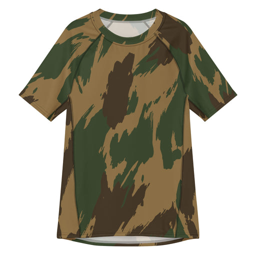 Denison 1959 Airborne Brushstroke Heritage CAMO Mens Short-Sleeve Rash Guard - 2XS - SS