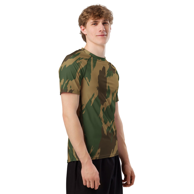 Denison 1959 Airborne Brushstroke Heritage CAMO Mens Short-Sleeve Rash Guard - SS