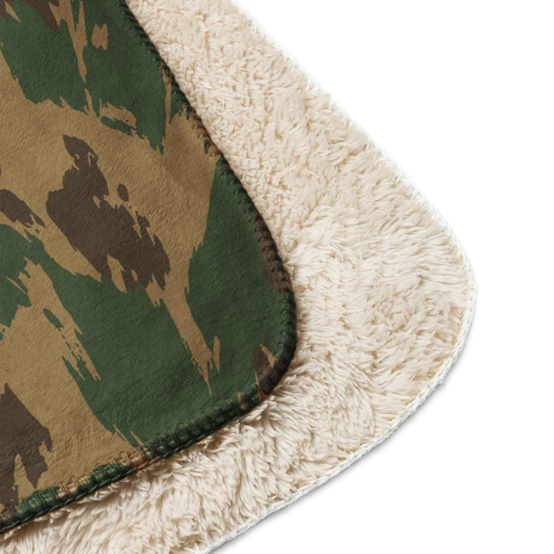 Denison 1959 Airborne Brushstroke Heritage CAMO Sherpa Blanket