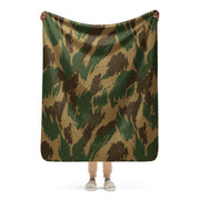 Denison 1959 Airborne Brushstroke Heritage CAMO Sherpa Blanket - 50″×60″