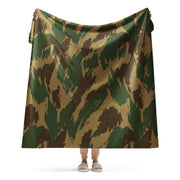 Denison 1959 Airborne Brushstroke Heritage CAMO Sherpa Blanket - 60″×80″