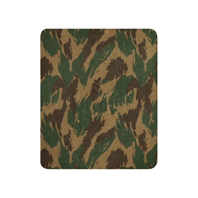 Denison 1959 Airborne Brushstroke Heritage CAMO Sherpa Blanket