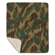 Denison 1959 Airborne Brushstroke Heritage CAMO Sherpa Blanket