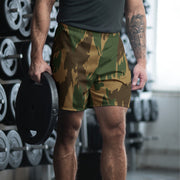 Denison 1959 Airborne Brushstroke Heritage CAMO Unisex Athletic Long Shorts - 2XS