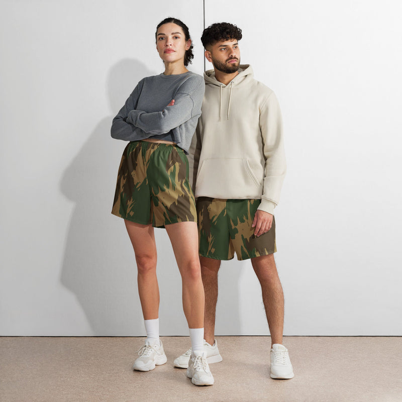 Denison 1959 Airborne Brushstroke Heritage CAMO Unisex Athletic Long Shorts