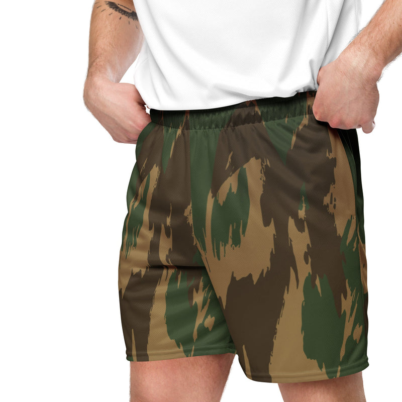 Denison 1959 Airborne Brushstroke Heritage CAMO Unisex Mesh Shorts