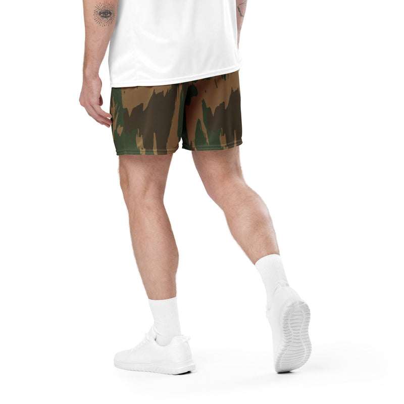 Denison 1959 Airborne Brushstroke Heritage CAMO Unisex Mesh Shorts
