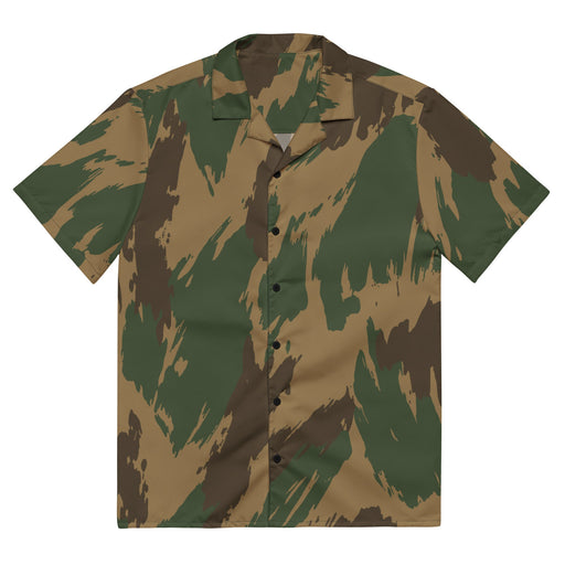 Denison 1959 Airborne Brushstroke Heritage CAMO Unisex Short-Sleeve Button Shirt - 2XS - Button-Up