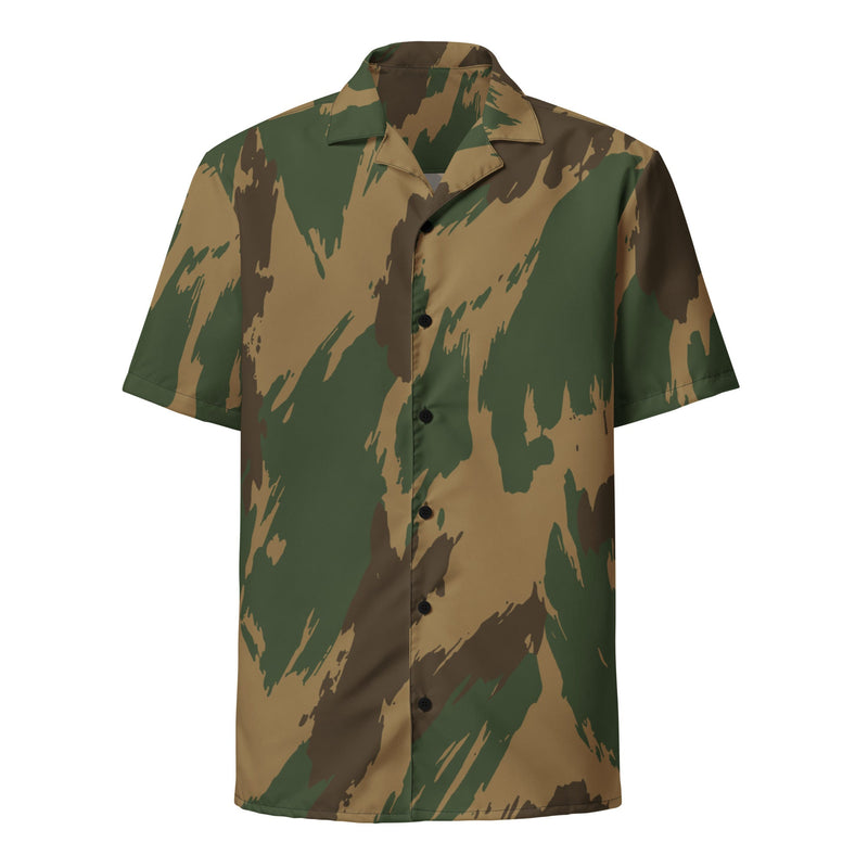 Denison 1959 Airborne Brushstroke Heritage CAMO Unisex Short-Sleeve Button Shirt - Button-Up