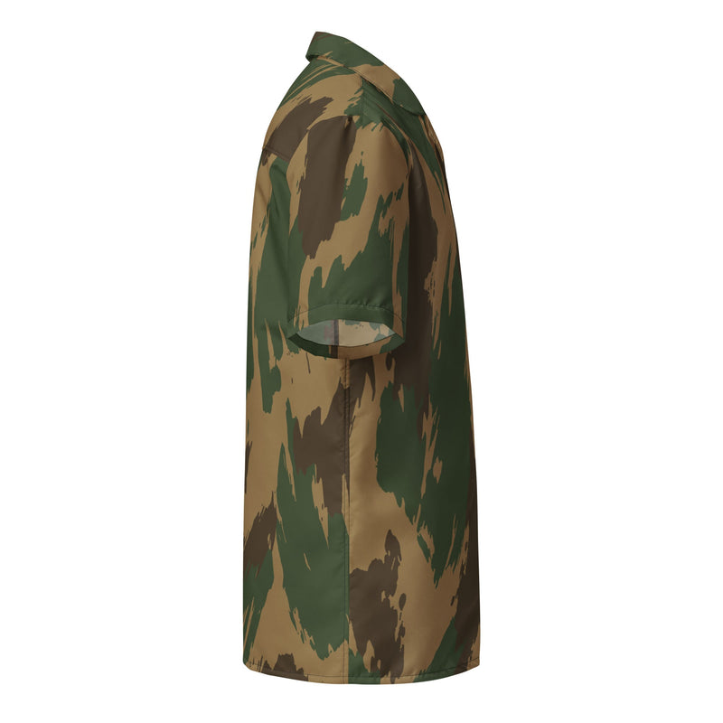 Denison 1959 Airborne Brushstroke Heritage CAMO Unisex Short-Sleeve Button Shirt - Button-Up